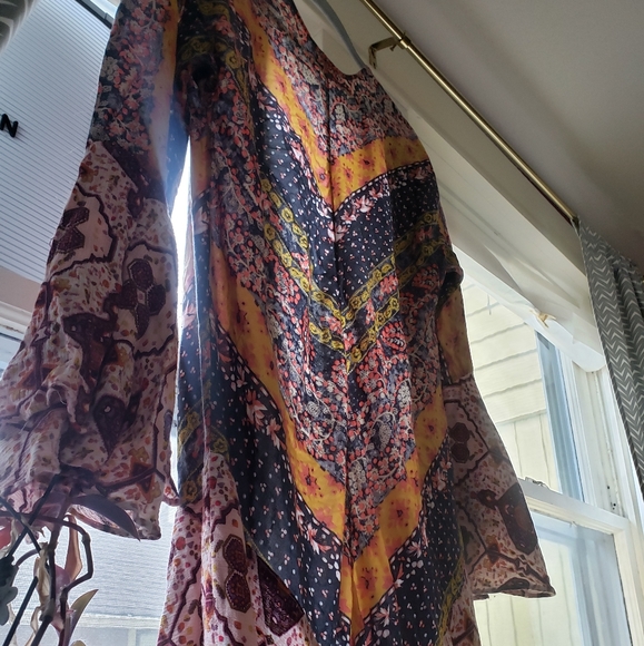 Umgee Boho Maxi Kimono Bell Sleeve - Picture 6 of 6